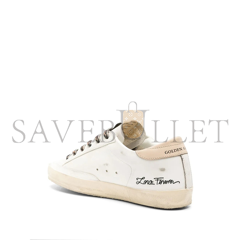GOLDEN GOOSE SUPER-STAR LEATHER SNEAKERS 